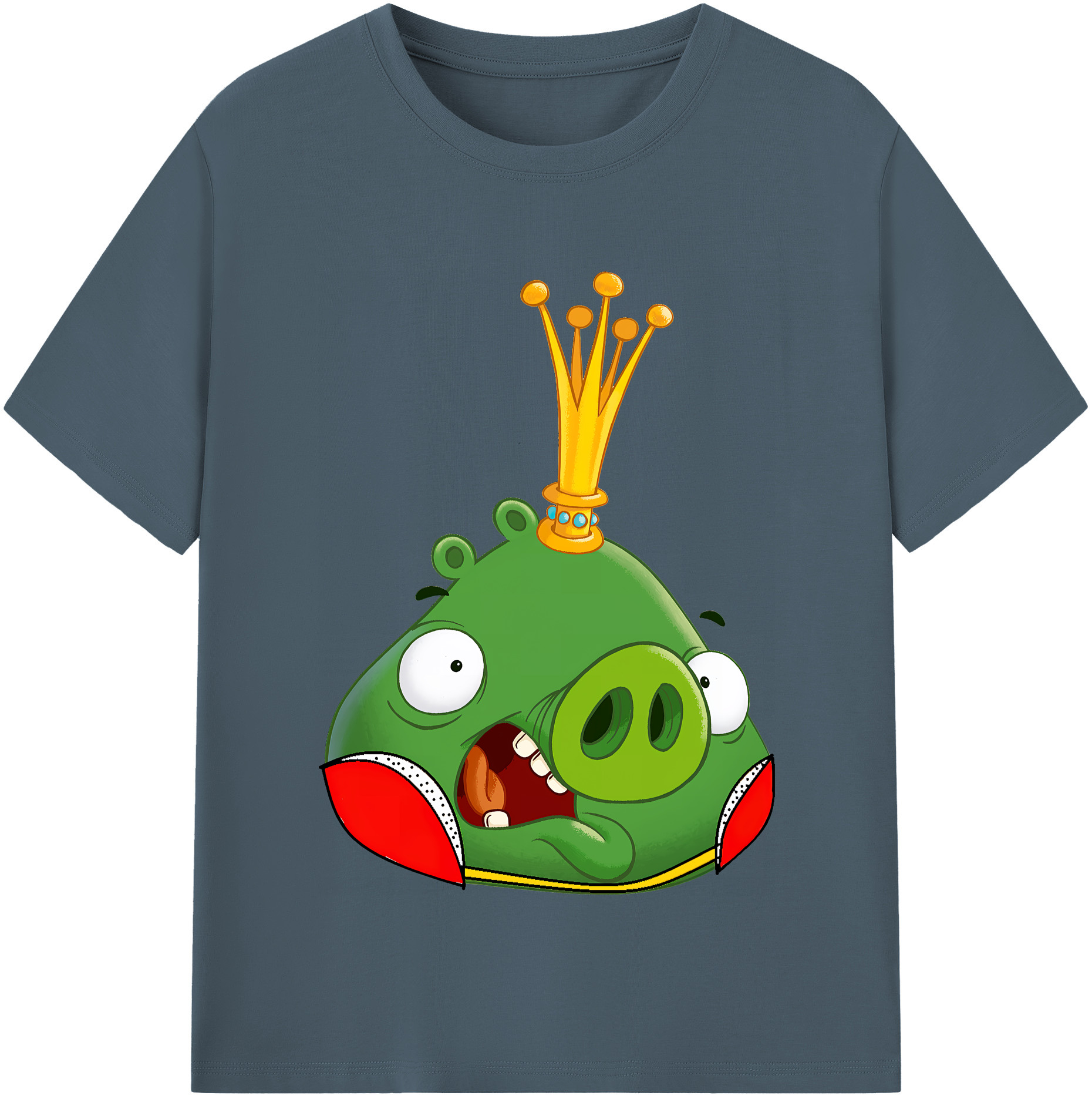 （画像用） Angry Birds アングリーバード 綿100％半袖Tシャツ（フロントプリント）